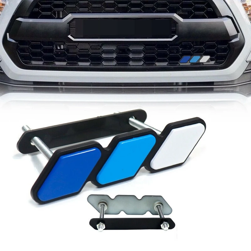 NOVÝ pre Toyota Tacoma- Sequoia RAV4 4Runner Highlander Front Grille Badge Tri-Color Emblem Odznak s montážou