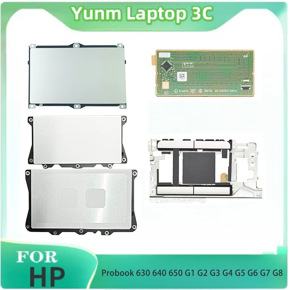 Nový prenosný dotykový dotyk pre HP Probook 630 640 650 G1 G2 G3 G4 G5 G6 G7 G8 Trackpad Mouse Board L&R Kľúčové príslušenstvo