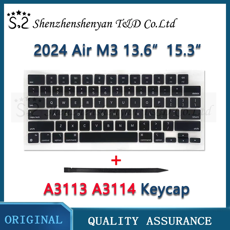 Nový prenosný počítač A3113 A3114 A3114 Klávesové kľúče pre MacBook Air Sietnicu A3113 13.6 