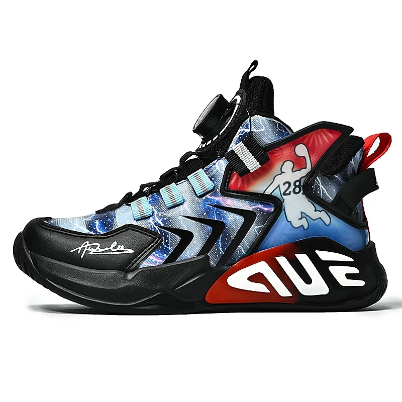 Nový príchod basketbalové topánky Kids tenisky High Top Running Športové topánky pre chlapcov tenis topánky ľahké tenisky pre deti
