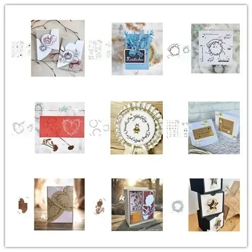 Nový príchod Presell Expression Dies and Stamps for DIY Scrapbooking/Photo album Dekoratívne reliéfové reliéfy DIY papierové karty