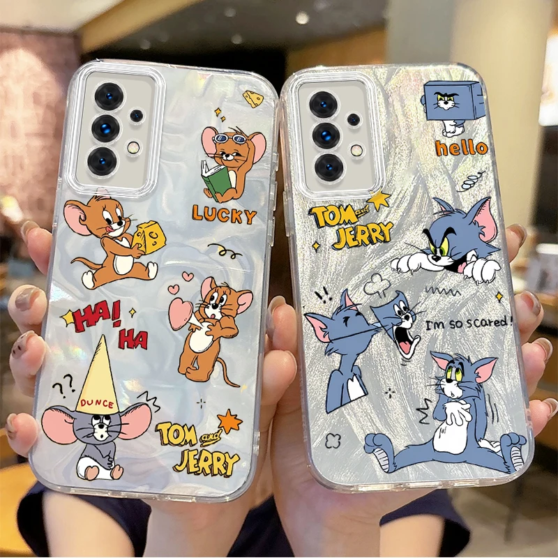 Nový puzdro T-Tom a J-Jerry pre telefón Samsung Galaxy A36 A35 A34 A33 A32 A31 A30 A3 A25 A24 A23 A22 A21 A20 A20 A16 A06