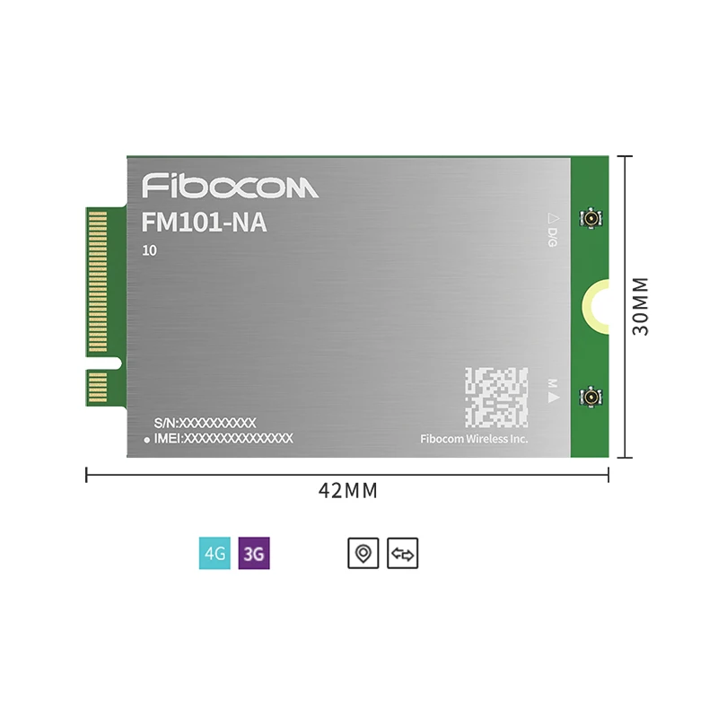 Nový pôvodný Fibocom FM101-Na M.2 CAT6 4G LTE Modul B2/4/5/11/11/112/222/26/29/30/66/71 pre Severnú Ameriku