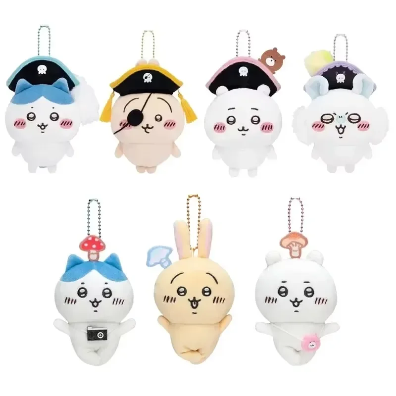 Nový roztomilý chikawa huby medveď anime kawaii kamera hachiware taška na plyšové hračky prívesok Usagi Cartoon Doll Keychain prívesok darček