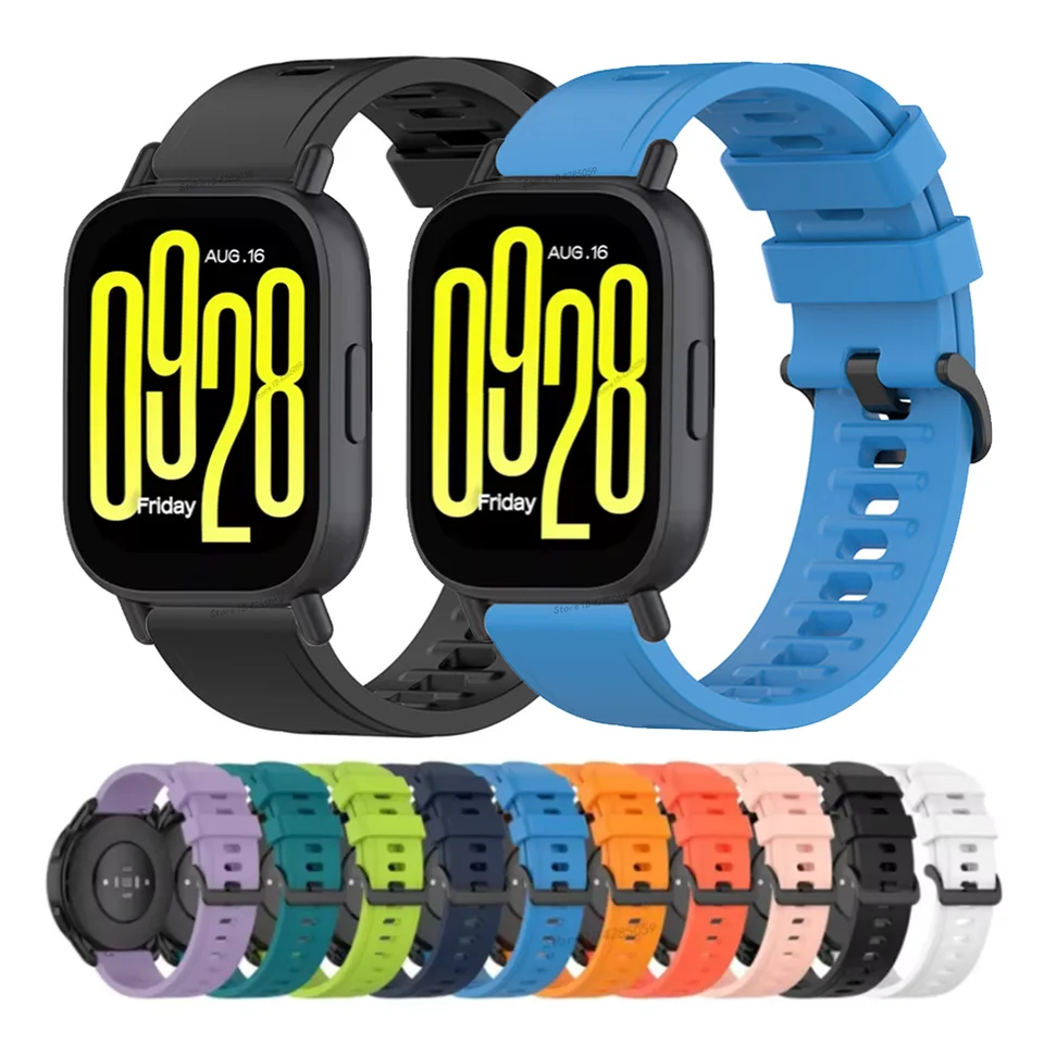 Nový silikónový remienok 22 mm pásmo pre Xiaomi Redmi Watch 5 Active Smart Watch náramok hodiniek pre Redmi Watch 5 Lite Strap Correa