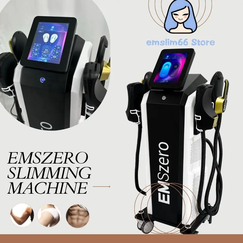 Nový stroj EMSZERO 6500W stroj EMS Body Zlimovanie sochárskych tuku spaľujúcich tuk Nova hmotnosť stratiť elektromagnetický sval