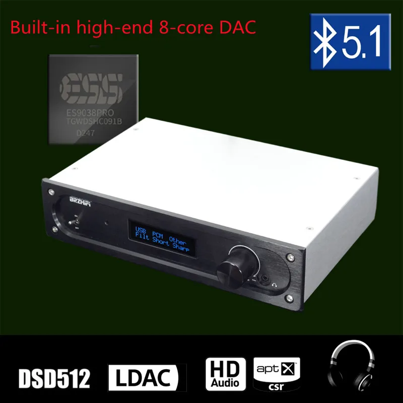 Nový SU3B ES9038Pro Dekódovanie DAC zosilňovača pre slúchadlá Bluetooth 5.1