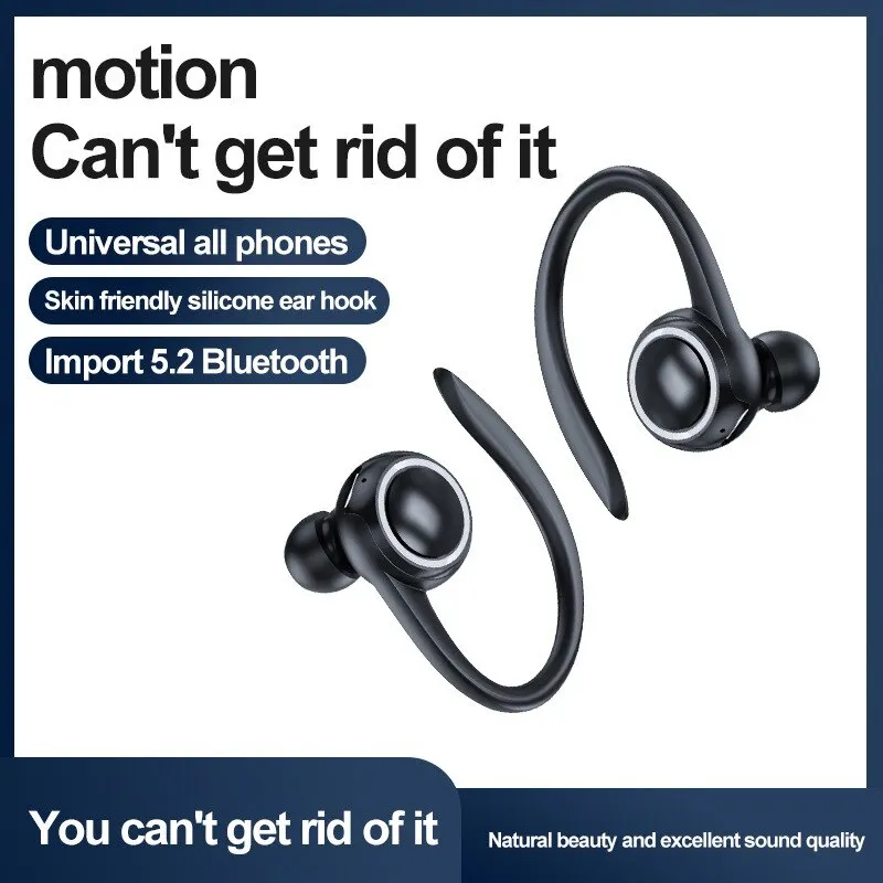 Nový súkromný model bezdrôtový Bluetooth headset uší na uši športového obchodu bezbolestne bezbolestné stereofónne headset