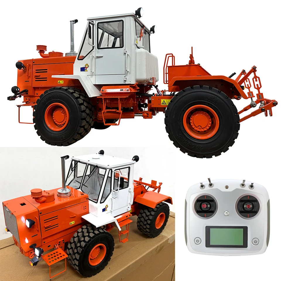 Nový traktor T150K 1/12 RC Hydraulický traktorový kovový model kolesového traktora Construction Machinery diaľkové ovládanie vozidla MODEL