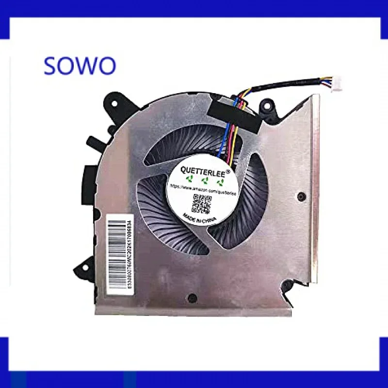 Nový ventilátor chladenia CPU pre MSI GF63 tenký GF63 9RCX-818 9SC-066 8SC-030 Series N413 ventilátor