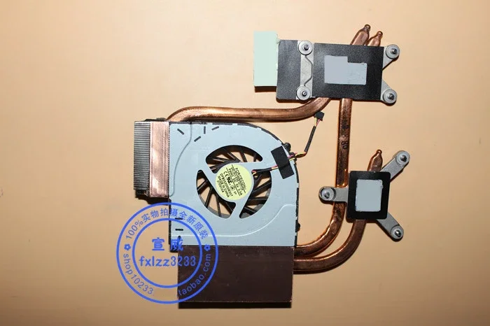 Nový ventilátor chladiča chladiča CPU pre HP Envy17 Envy 17-1000 Radiator 633851-001 603799-001 608650-001 633852-001 B552005M30T F9W2
