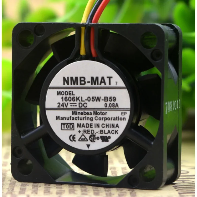 Nový ventilátor CPU pre NMB 1606KL-05W-B59 pre NMB-MAT 24V 0,08A 3-drôtené detekcia signálu 40*40*