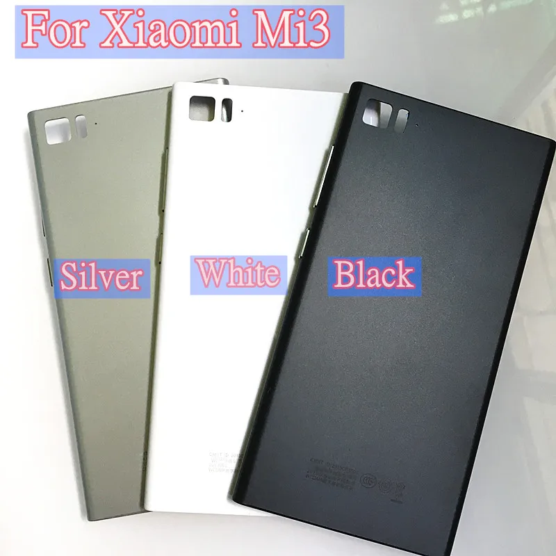 Nový vysoko kvalitný kryt krytu zadných batérií zadnej batérie pre Xiaomi 3 Mi3 M3