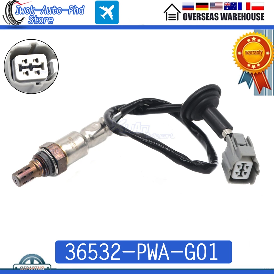 Nový vysokokvalitný pomer vzduchového paliva kyslík O2 Lambda senzor pre Honda Jazz 2002-2008 1,2L 1,4L 36532-PWA-G01