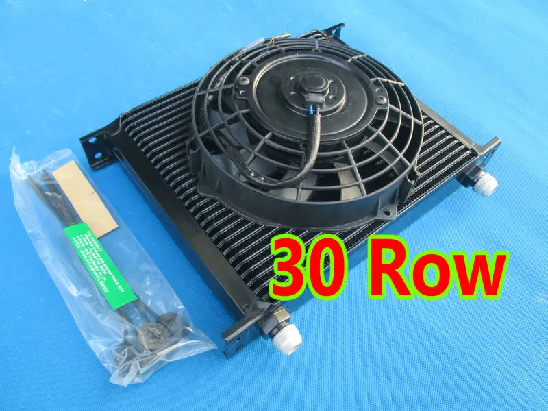 Nový výkon pre Universal 30 Row 10 A Black Transmission Oil Cooler + 7 
