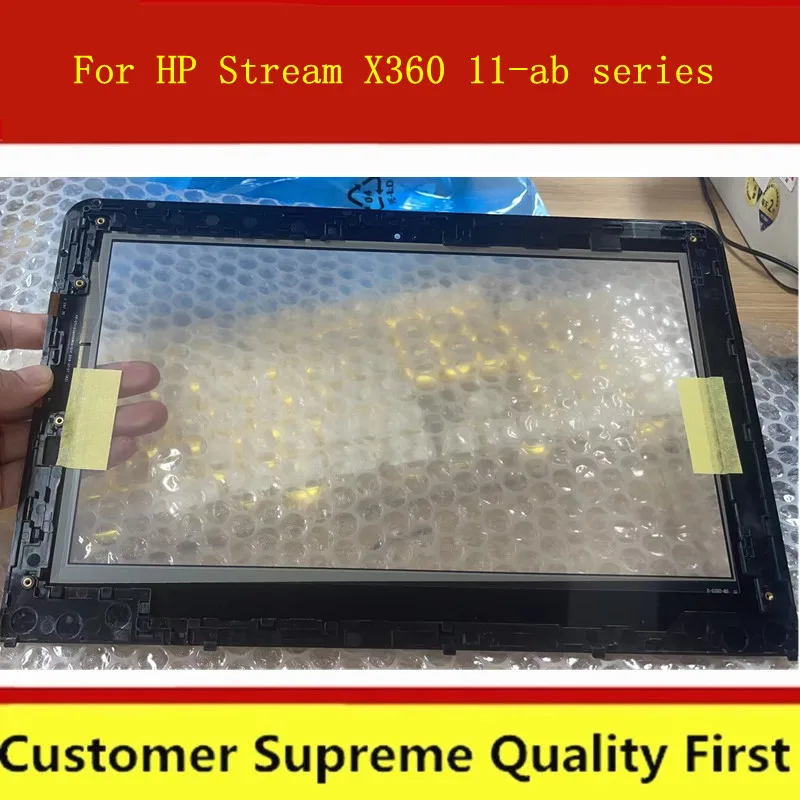 Nový výmena digitalizátora dotykovej obrazovky 11,6 palca pre HP Pavilion X360 11-Ab Series FP-ST116S006WKM-01X