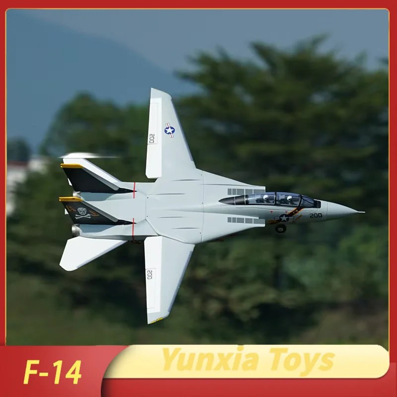 Nový XFLY 40 mm F-14 Twin Engine Ductd Fighter Electright Model Lietadlo pevné krídlo Detské hračky Darček