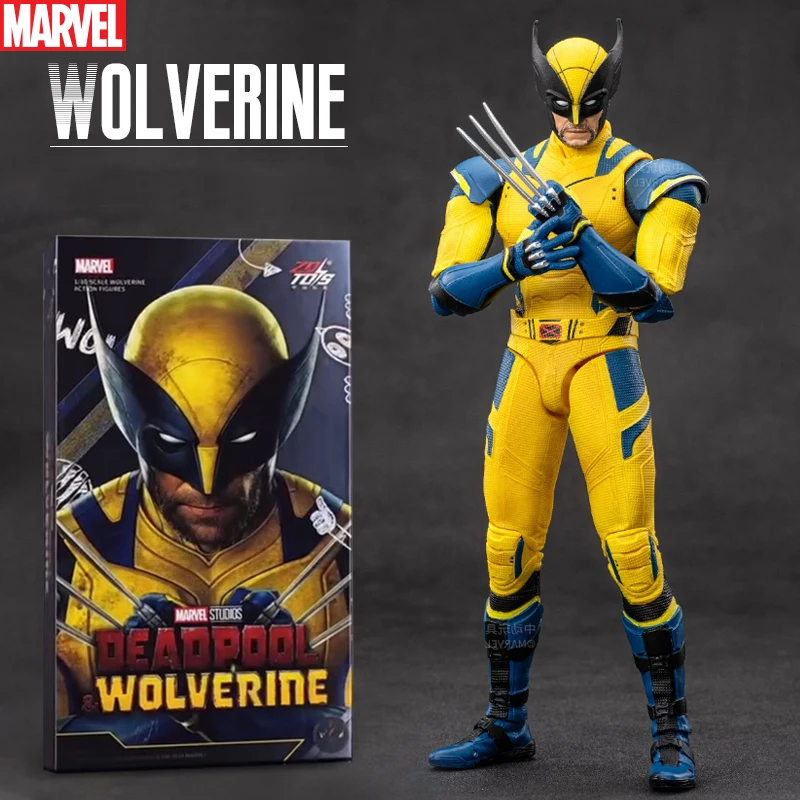 Nový ZD Toys Deadpool a Wolverine Model 7in 1/10 Akčné figúrky Wolverine Model Marvel Superhrdinové kolekcie Ozdoby Boy Darčeky