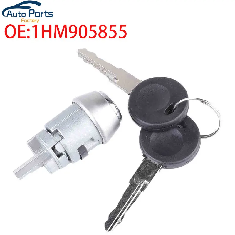 Nový zámok zapaľovania a 2 kľúče pre Audi 4000 Coupe VW Golf Beetle Cabrio Cabriolet Passat Rabbit Super Beetle 1HM905855