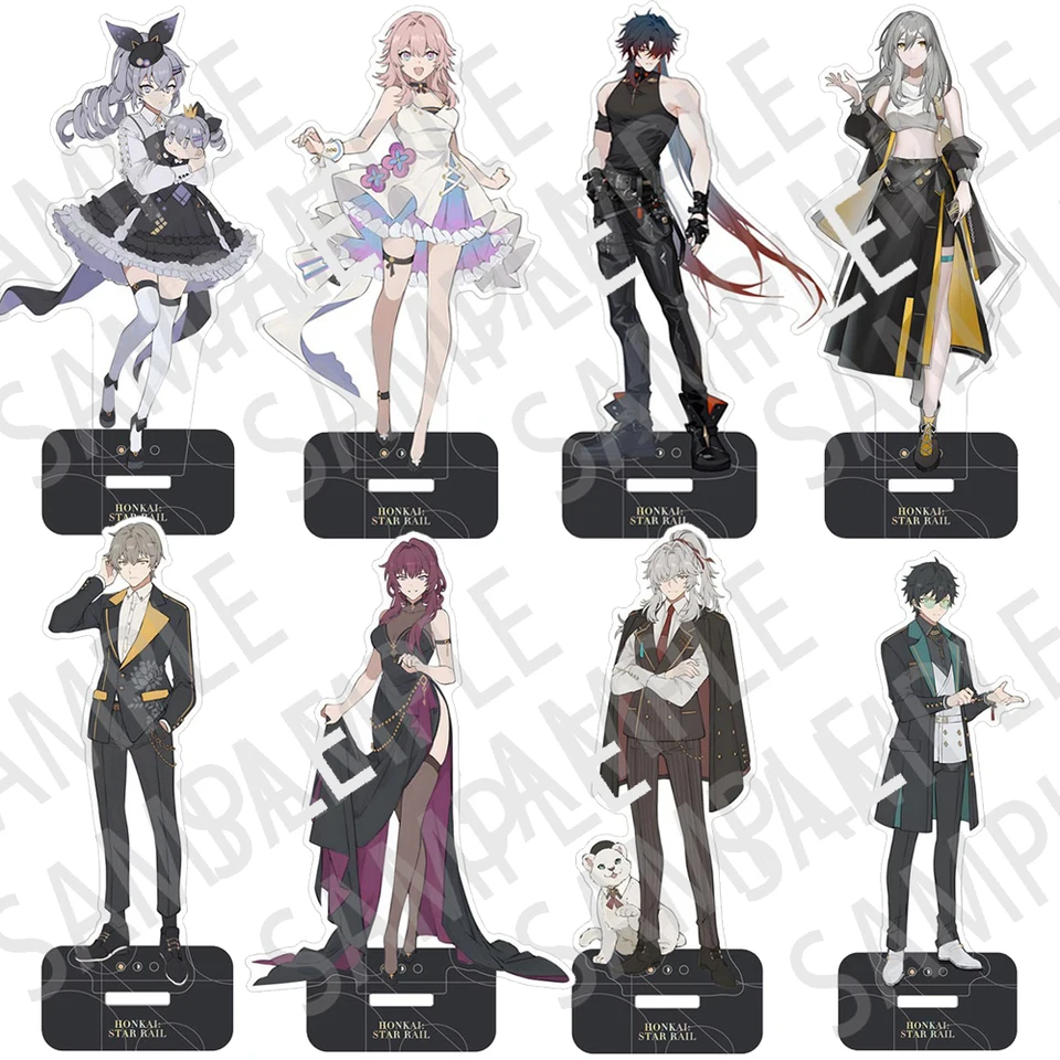 Nový štýl Honkai Star Rail akrylová stojany postava Kafka Jing Yuan Blade Sliver Wolf Seele Cosplay stojace kolekcie rekvizity darček