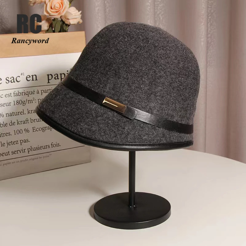 Nový štýl jesenná zimná vlnená elegancia Žena Patchwork Plochá top retro retro móda teplé mäkké opotrebenie úprav