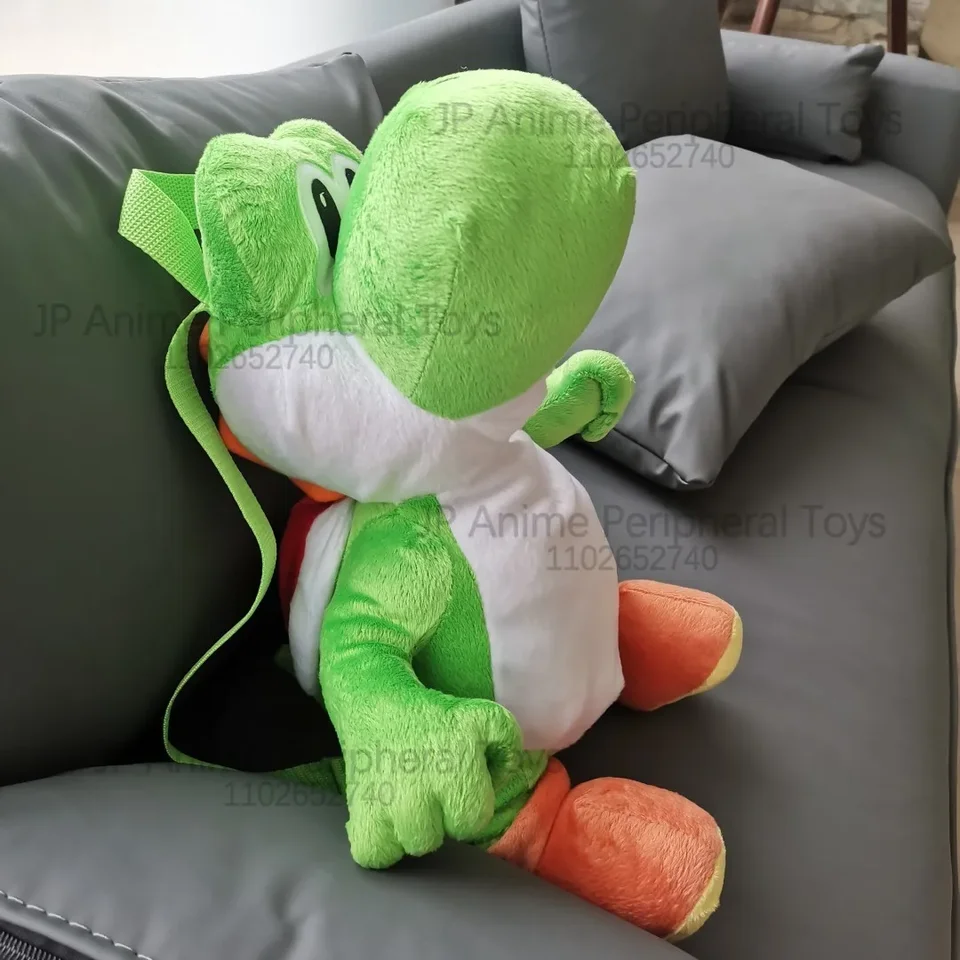 Nový štýl Super Mario Bros Yoshi Dolls Plush batoh hračka Kawaii Dinosaur Vyplňte bábiky Dekorácie hračiek Hračky Detský darček