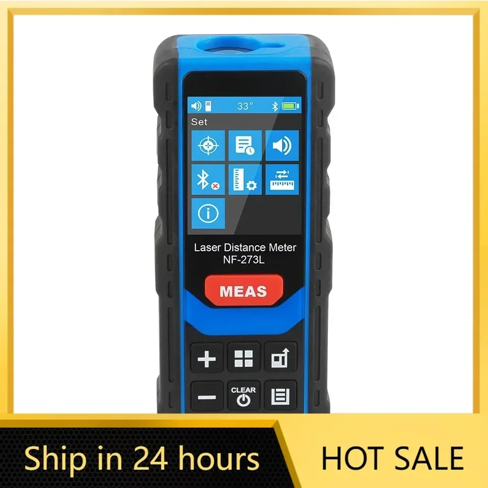 Noyafa NF-273L 60M/120M laserový diaľkomer Finder digitálna laserová páska merací