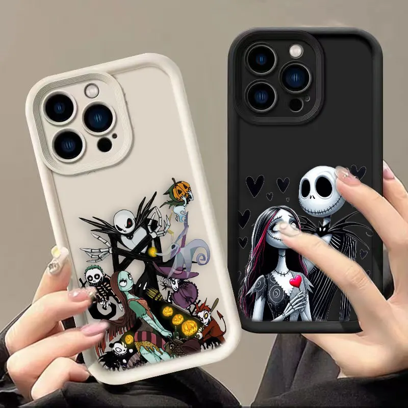 Nočná mora Štedrý deň Horor Luxtury telefónny puzdro pre Oppo Reno 12 11 10 8Z 8T 7 7T 6 6Z 5 4 3 Pro Plus 4G 5G Case Funda Shell