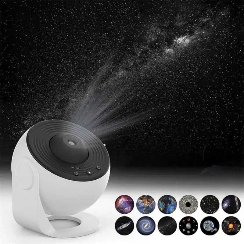 Nočné svetlo Galaxy projektor Starry Sky Projector 360 ° Rotate Planetarium Lamp pre deti spálne