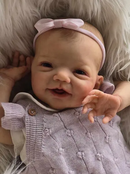 NPK 19 palcov celotelové novorodenecké dieťa Charlie Charlie LiveLe Soft Touch Cuddly Reborn Baby bábika Viaceré vrstvy maľba 3D pokožka