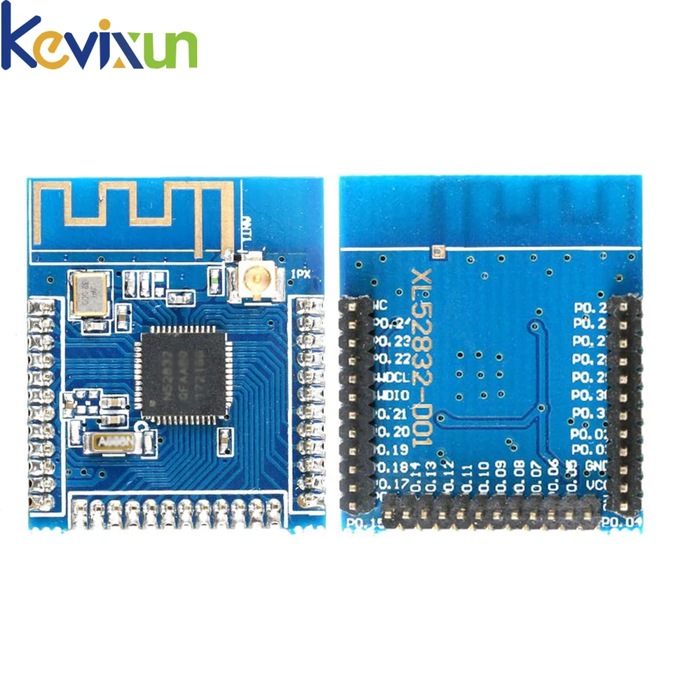 NRF52832 Bluetooth kompatibilný BLE 4.2 Modul SMD nízky výkon Externá anténa iPEX Adapter Multi-Protokol pre NRF51