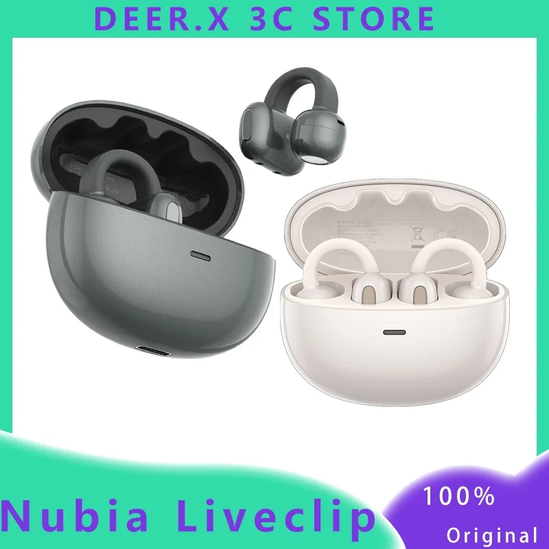 Nubia LiveClip Bluetooth slúchadlá kostné vedenie Dlhodobé herné slúchadlá vhodné pre Apple, Huawei, Xiaomi