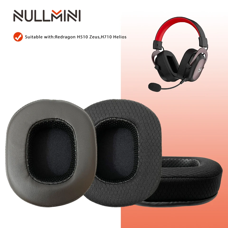 NULLMINI NAPÁJANIE EARPADS pre Redragon H510 Zeus, H710 Helios Headset Slúchadlá