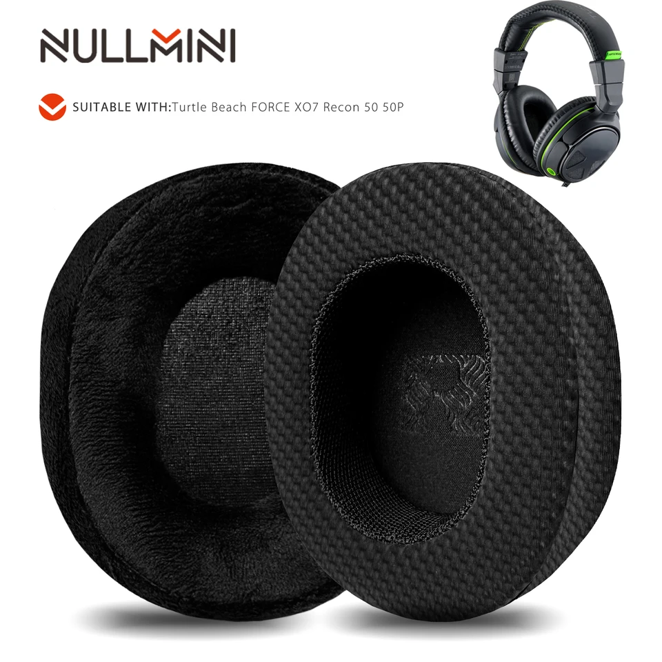 NULLMINI NASTAVENIE EARPADS pre korytnačku plážové sily XO7 RECON 50 50P slúchadlá chladiacich gélových gélových uší vankúšiky vankúše rukávy