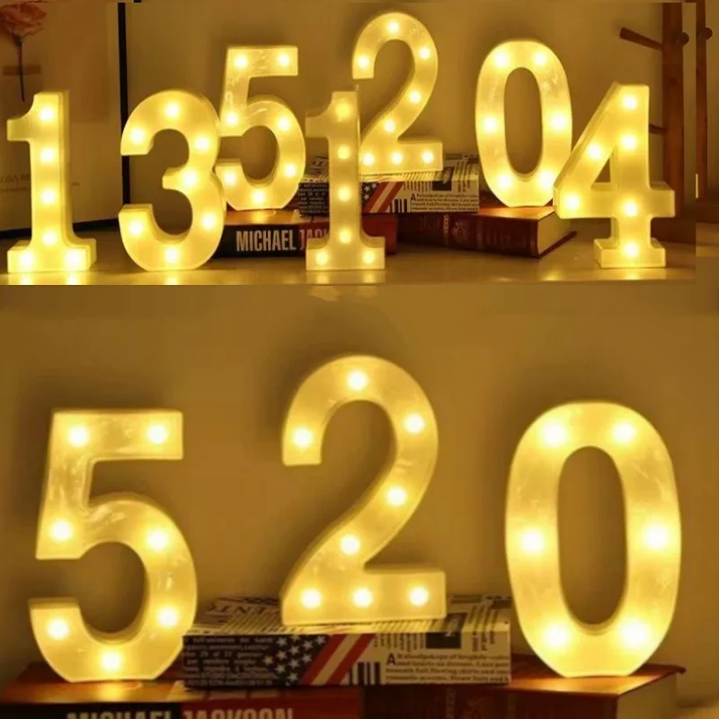 Number písmen Symbol symbol lampa Lampa svadobná nočná lampa Láska Láska narodeniny Návrh dekorácie kreatívne prekvapenie scéna dekorácia