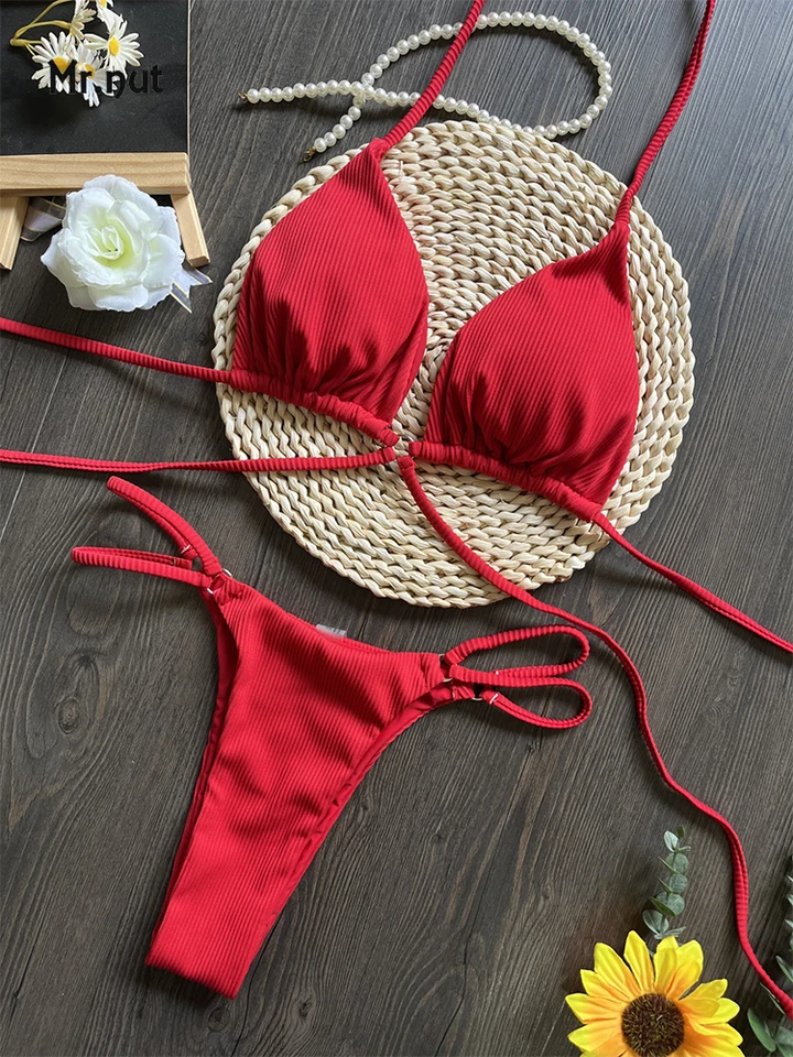 Nut European a American New Bikini www.formove.sk Špeciálny textilný remienok plaviek pláž sexy ženy plavky