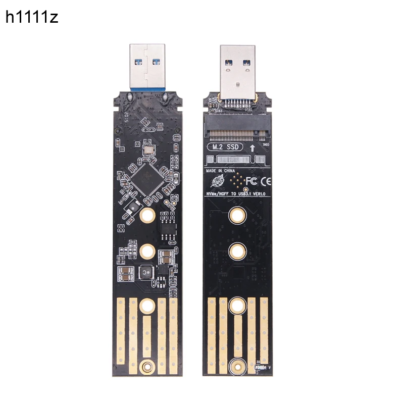 NVME na USB adaptér M.2 SSD na USB 3.1 Zadajte kartu M2 do USB adaptéra Realtek RTL9210 Chips M Key NVME PCIE SSD Conzert Adapter