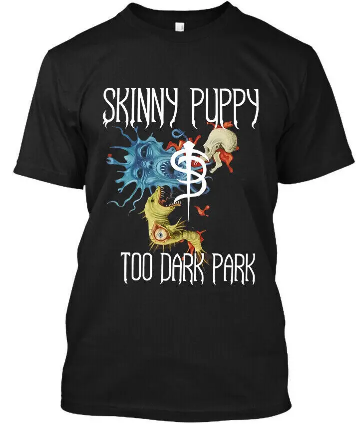 NWT Skinny Puppy Too Dark Park Canadian Industrial Music Group Tričko letné luxusné značky retro nadmerné nadmerné