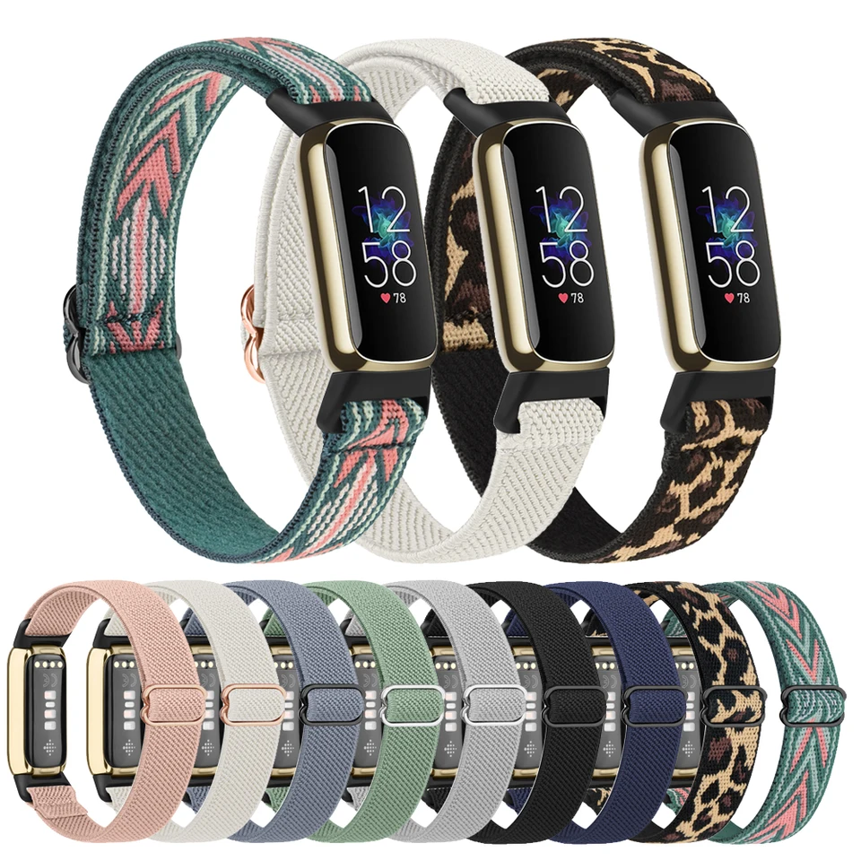Nylon Elastic Band pre Fitbit Luxe Strap Náramok s náramkom pre Luxe Luxe Band nastaviteľný náramok Correa WatchBand