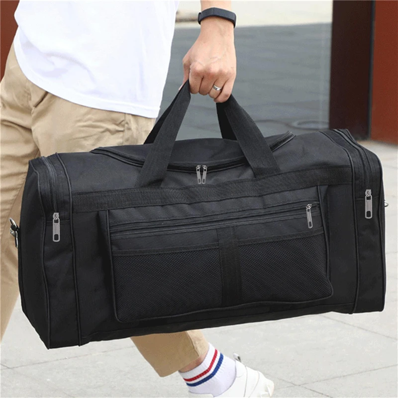 Nylon Travel Duffel Bag Preneste na batožinové tašky Men Tote Veľká kapacita týždenník Gym Sport Holdall cez noc vrecká