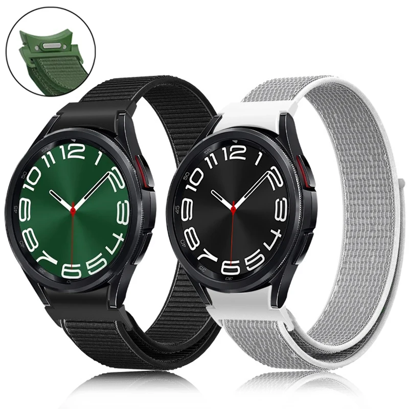 Nylonový remienok pre Samsung Watch 6 Classic 47 mm 43 mm Jedným kliknutím Demontáž náramku pre Samsung Watch 6 44 mm 40 mm hodinky