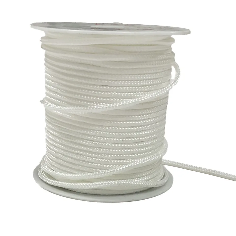 Nylonový zastrihávací štartér lano pre Strimmer Chainswaw Lawnmower Motor Záhradná kosačka na motorovú pílu Štartér Pull Cord 2/4/5/10M
