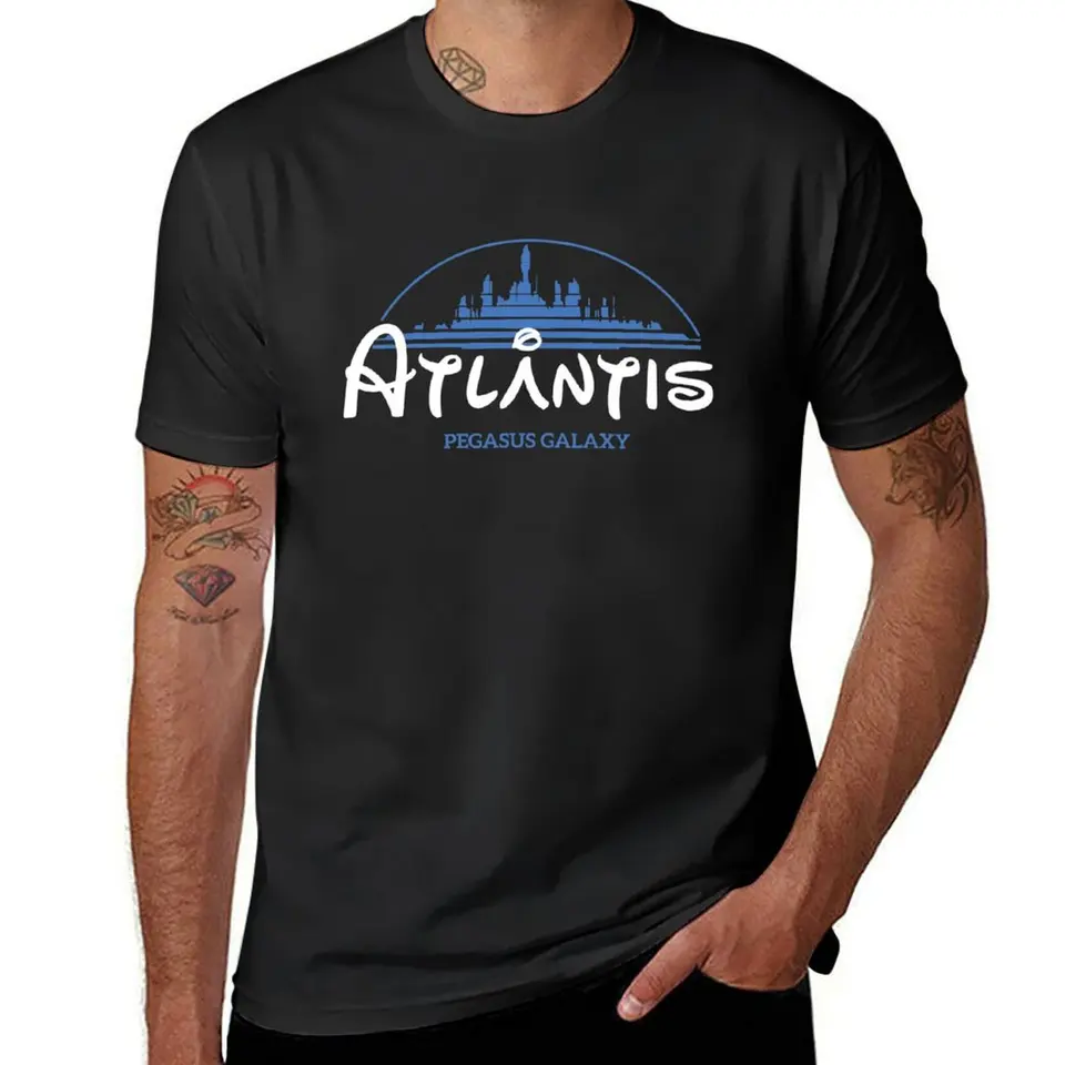 Nádherné mesto Atlantis - Stargate - Grafické tričko Tričko rýchlo sušené chlapci bielych plus veľkosti dizajnér