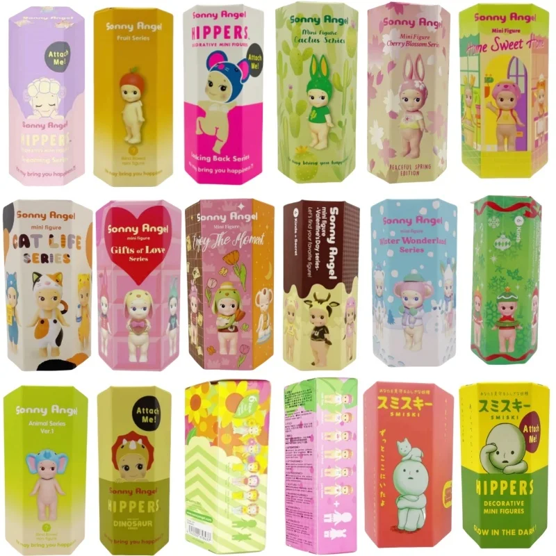 Náhodná séria Sonny Angel Series Blind Box anime figúrky ozdoby roztomilé fanúšikovia bábik Mini anime postava vianočné narodeniny darček