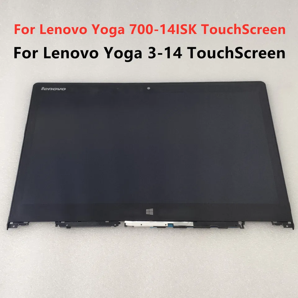 Náhrada 5D10H35588 LCD Zostavy pre Lenovo Yoga 3 14 YOGA 700 14ISK LCD Zostava dotykovej obrazovky Zostava dotykovej obrazovky