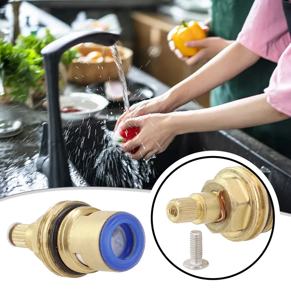 Náhradná kohútna kazeta ventilu keramická disk Štvrťrok 20 zubov 1/2 