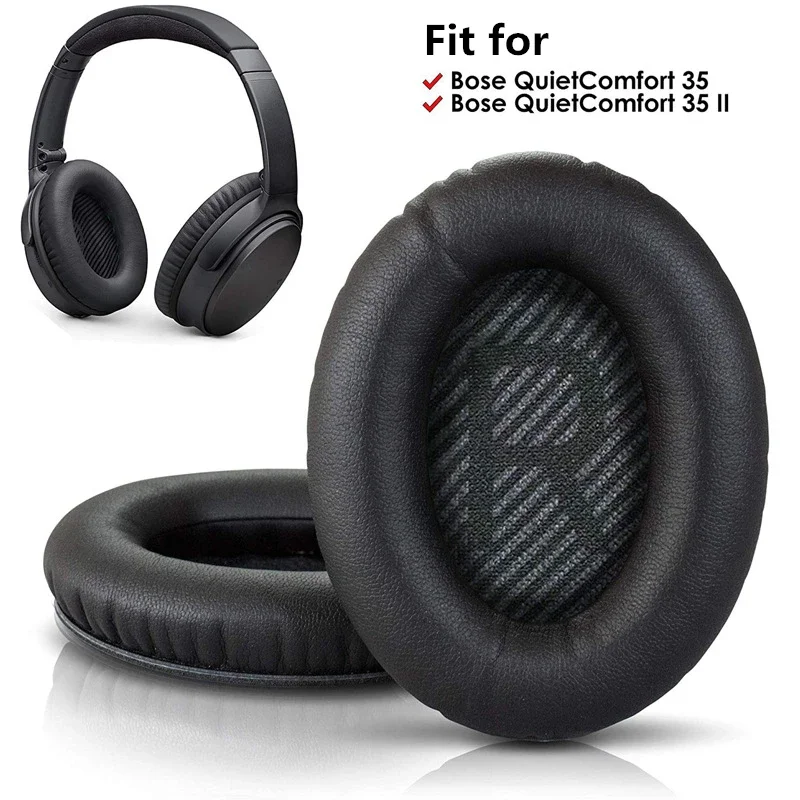 Náhradné bielkovinové kožené doštičky v oblasti bielkovín vhodné pre Bose QC35/QuietComfort 35 a 35 II Slúchadlá