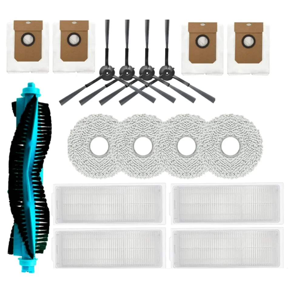 Náhradné diely pre Cecotec Conga 11090 Spin Revolution Robot Vysávač Čistiteľ hlavnú bočnú kefu filter mop prachový vrecko