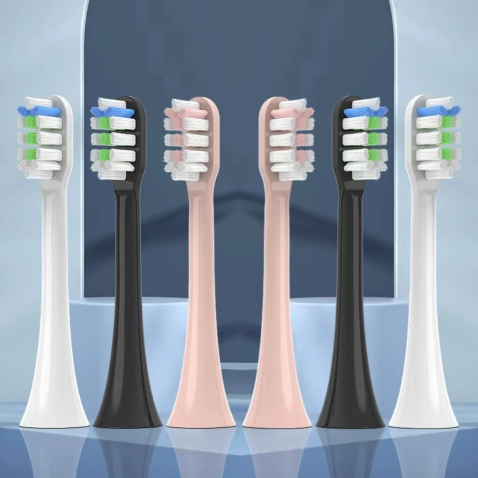 Náhradné hlavy zubnej kefky pre SOOCAS D3/D2/X3U/X3PRO/X3/X5/X1/C1/V1/V2 Elektrické zubné kefky DuPont DuPont DuPont DuPont Softle Bristle Trysles