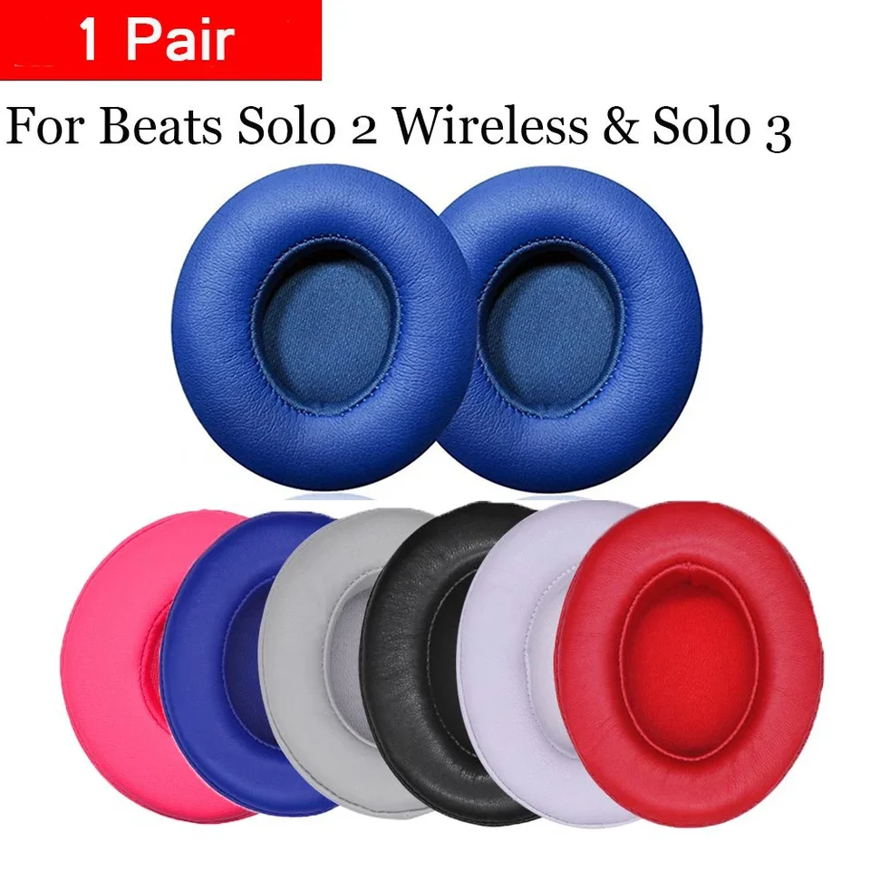 Náhradné ušné doštičky pre Beats Solo 2 a 3 od Wicked Cushions Uší vankúšiky pre Beats Solo3 Wireless On-Ury Slúchadlá
